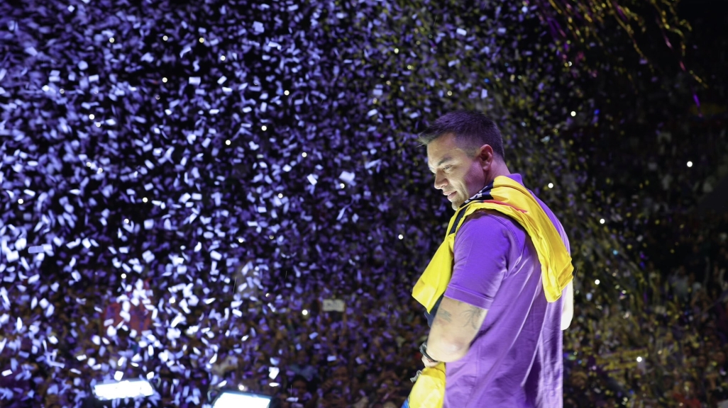 Daniel Noboa at a rally