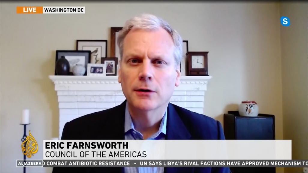 Eric Farnsworth on Al Jazeera