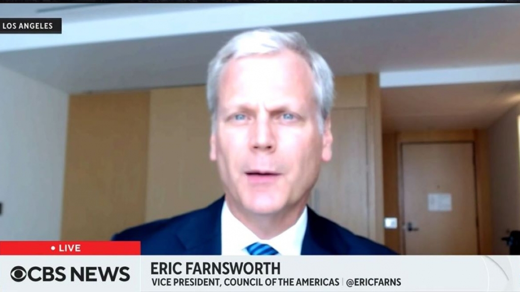 Eric Farnsworth on CBS