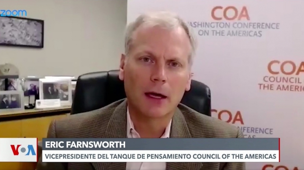 Eric Farnsworth en VOA