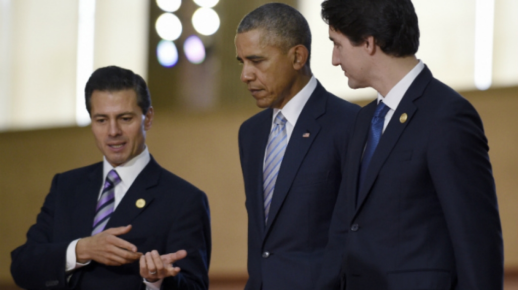 Enrique Peña Nieto, Barack Obama, and Justin Trudeau