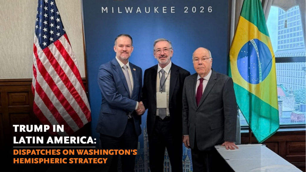 U.S. Trade Rep. Greer, Brazilian Trade Minister Rosa, and Brazilian Foreign Minister Vieira. (Government of Brazil)