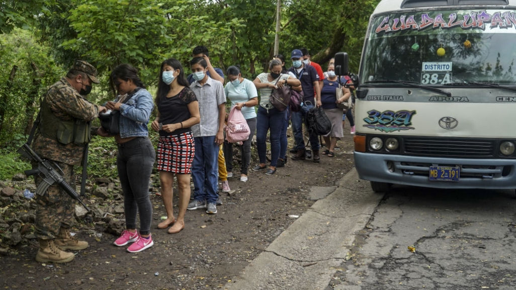 Police in El Salvador