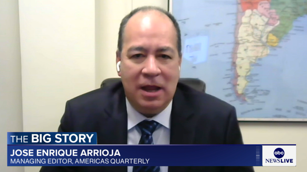 Jose Enrique Arrioja on ABC