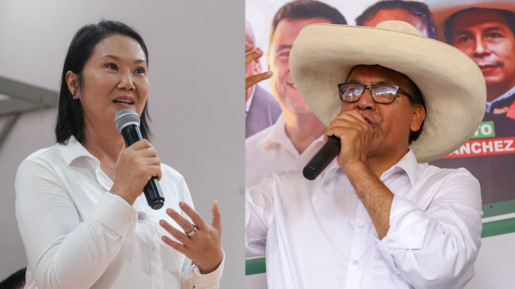 Keiko Fujimori and Roberto Sánchez