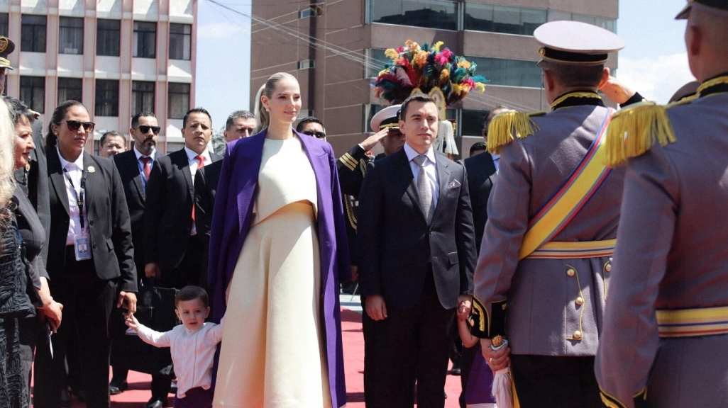 Lavinia Valbonesi and Daniel Noboa