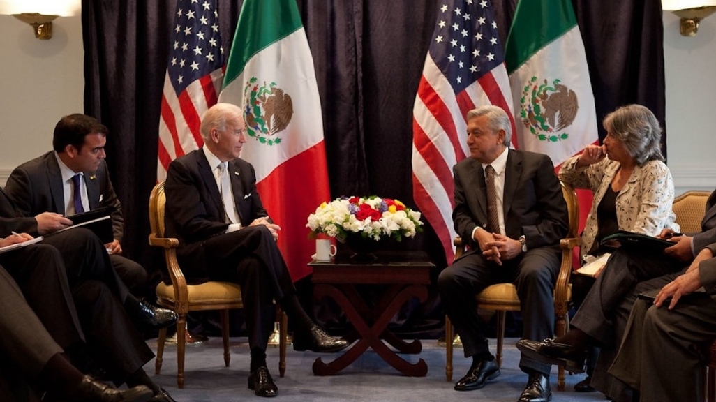 Biden and AMLO meeting in 2012. (Obama White House Archives)