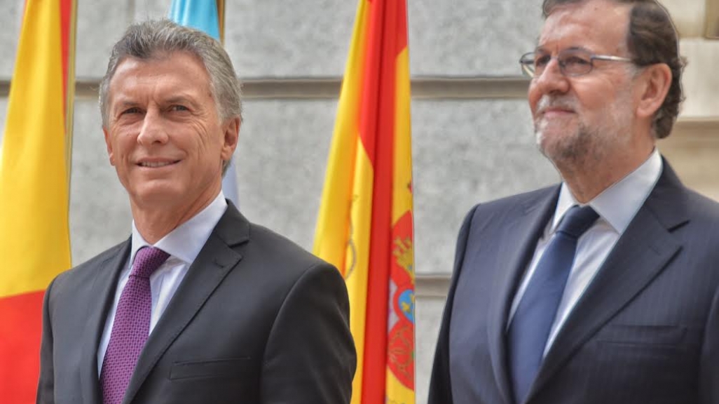 Argentina President Mauricio Macri and Spain Prime Minister Mariano Rajoy