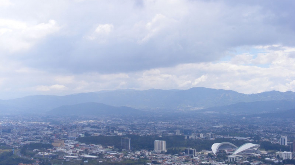 Aerial View of San José, Costa Rica