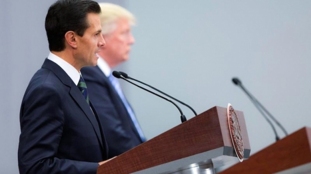 Enrique Peña Nieto and Donald Trump