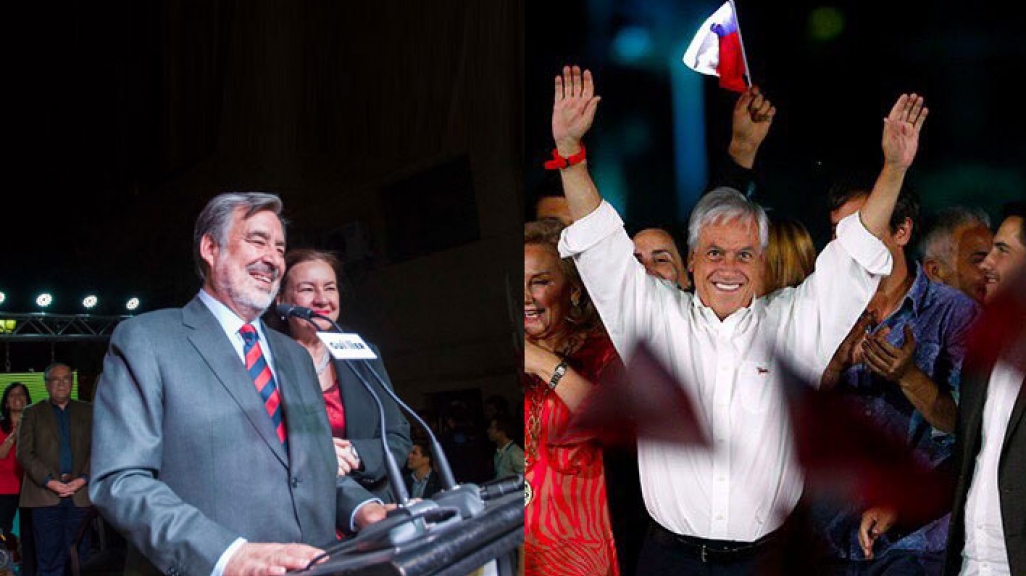 Alejandro Guillier and Sebastián Piñera in Chile 