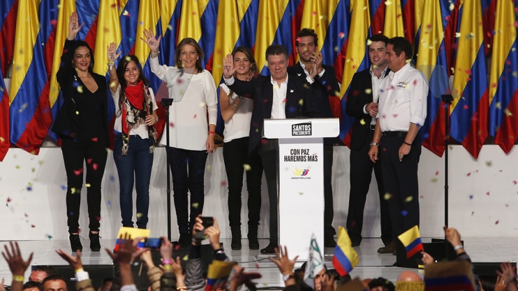 President Juan Manuel Santos Wins Runoff Election