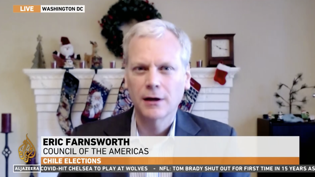 Eric Farnsworth on Chile Elections