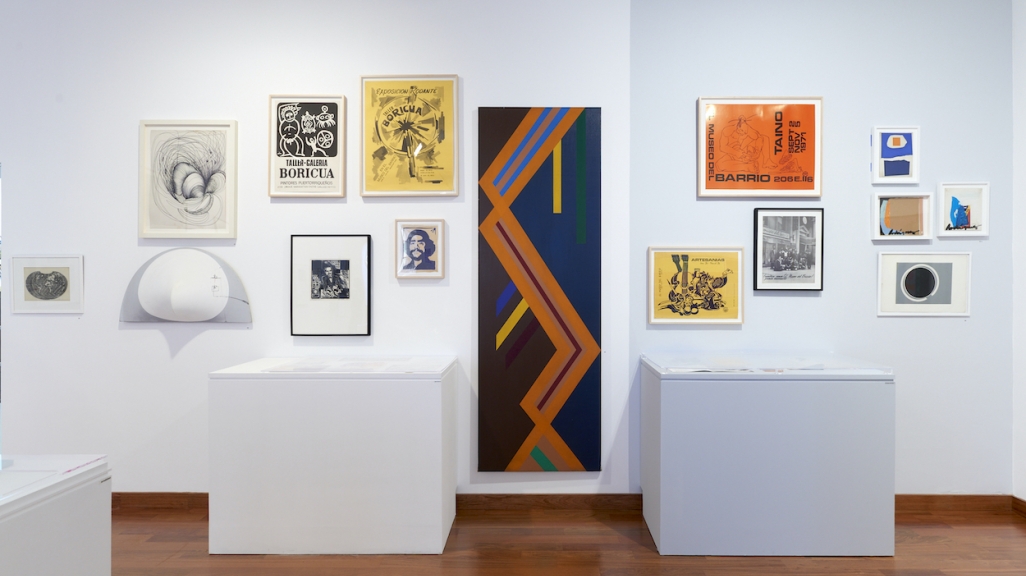 Installation of This Must Be the Place: Latin American Artists in New York, 1965 – 1975 at Americas Society. (Image: Arturo Sánchez)