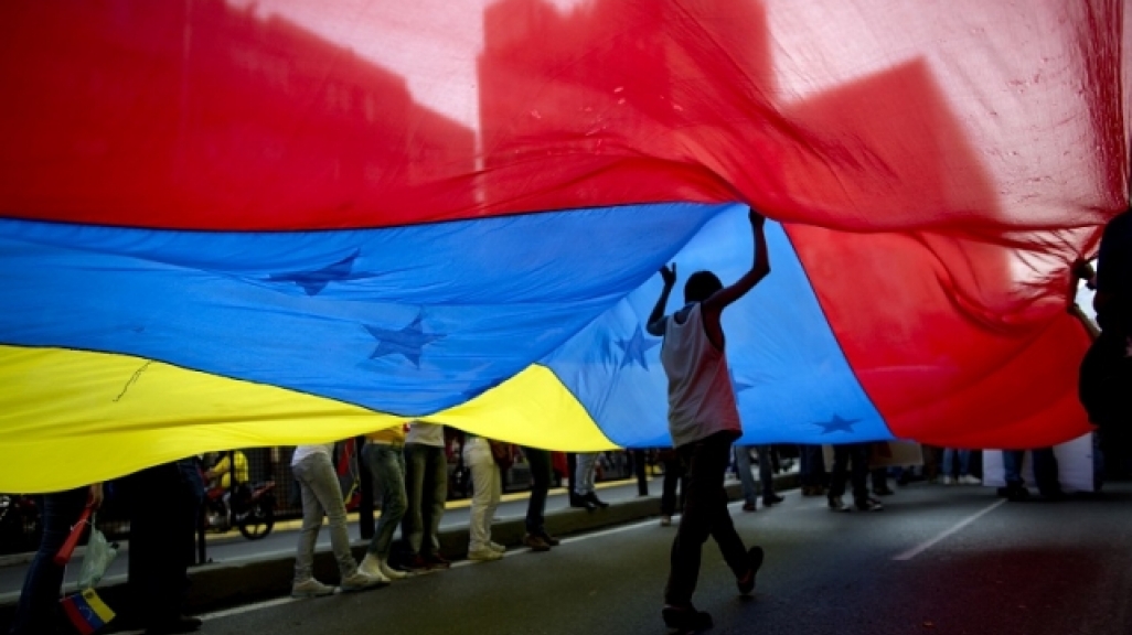 Protest in Caracas, Venezuela