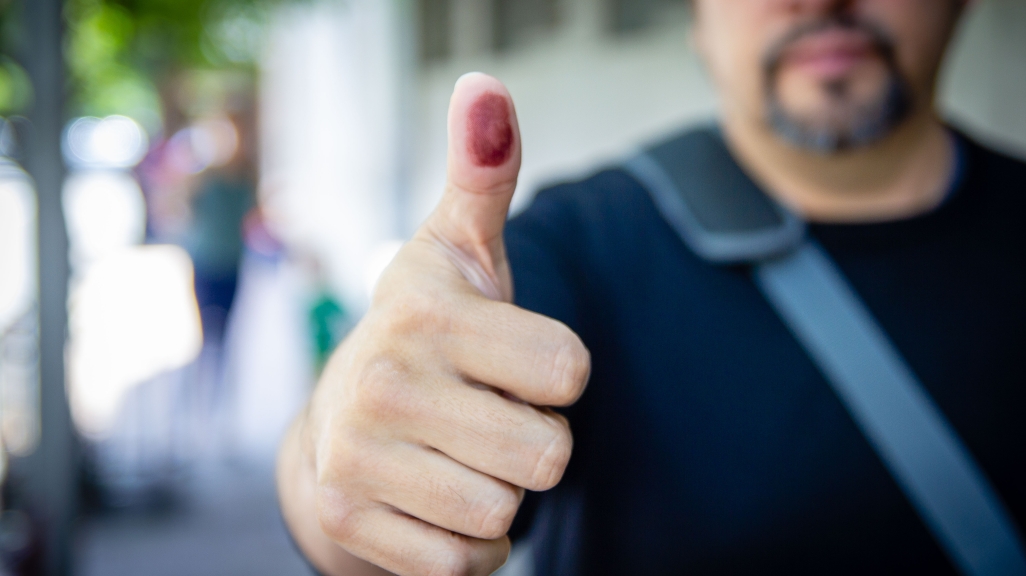 A Mexican voter. (C. Zissis)