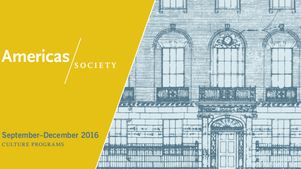 America Society Fall 2016 Cultural Calendar