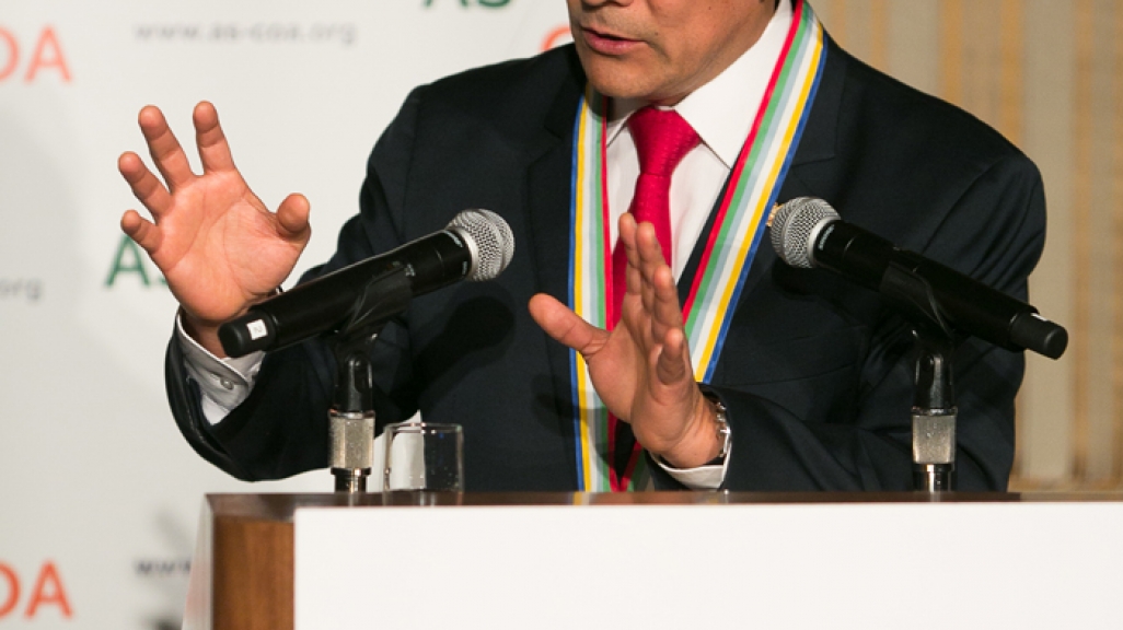 President Ollanta Humala at Gold Insigne Award Dinner