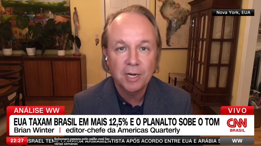 Brian Winter on CNN Brasil