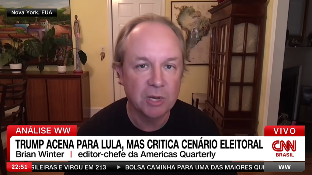 Brian Winter on CNN Brasil
