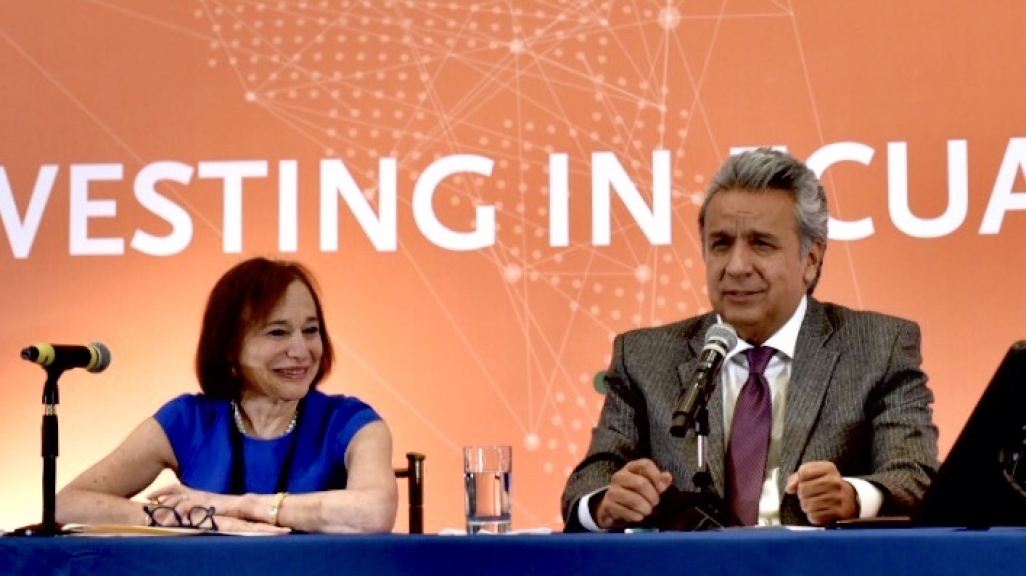 AS/COA President and CEO Susan Segal and Ecuadoran President Lenín Moreno (Image: Jaime Cuenca)
