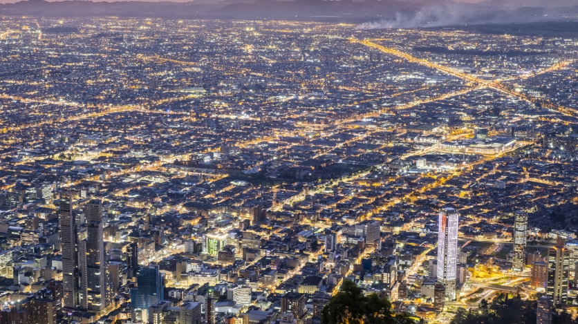 Bogotá Night Skyline