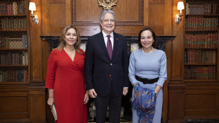 President Guillermo Lasso. (Photo by Hayley Pfitzer/Roey Yohai Photography)