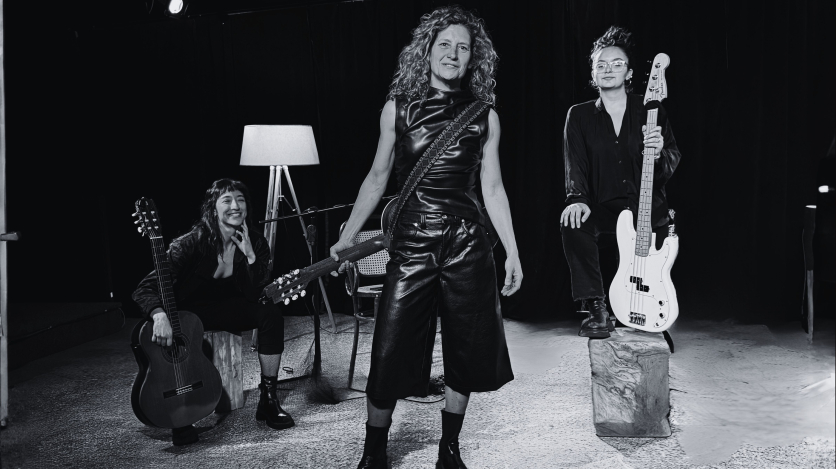 Ana Prada and her band