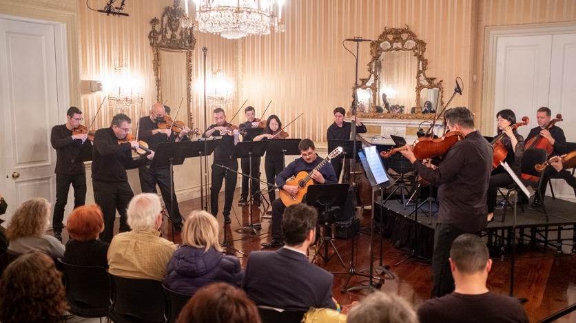 São Paulo Chamber Soloists with guitarist Octávio Deluchi at Americas Society