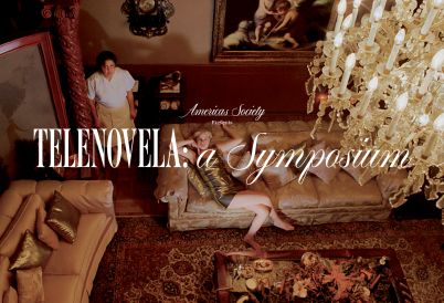 Daniela Rossell, Untitled (Ricas y famosas) “Inge with Maid”, 1999. Chromogenic print. Courtesy of Alexander Brodsky; Estrellita B. Brodsky Collection. Photo: Courtesy of the artist. Design by Estudio Herrera