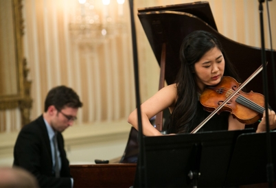 Conor Hanick and Kristin Lee