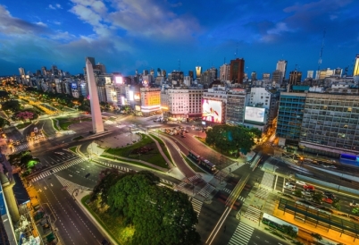Obelisk in BA at Night