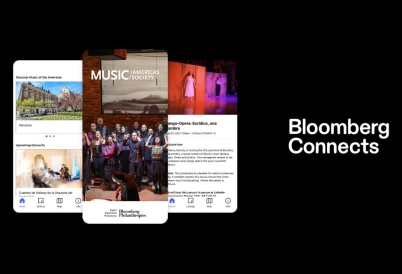 Bloomberg connects app screenshot 
