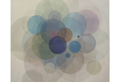 Evan Venegas, Day Map 61317, 2017 Acrylic on Canvas. Collection of Carolina Jannicelli.