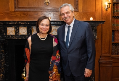 Susan Segal President & CEO, AS/COA and President Alberto Fernández, Argnetina