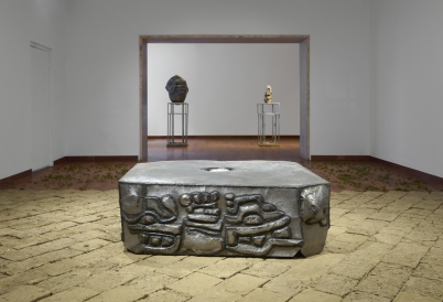 Installation view of Beatriz Cortez x rafa esparza: Earth and Cosmos. (Photo: Arturo Sanchez)