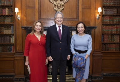 President Guillermo Lasso. (Photo by Hayley Pfitzer/Roey Yohai Photography)