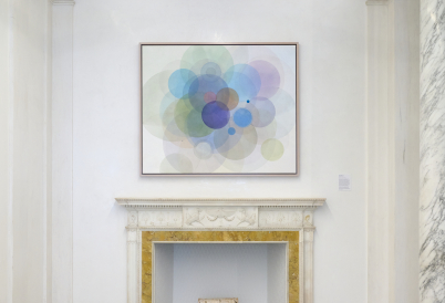 Evan Venegas, Day Map 61317, 2017 Acrylic on Canvas. Collection of Carolina Jannicelli. (Photo credit: Arturo Sanchez)