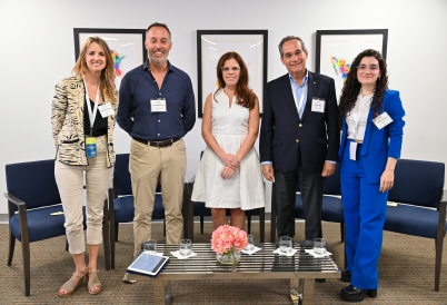 Photo with panelists