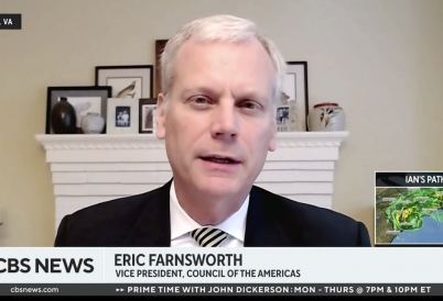 Eric Farnsworth on CBS News