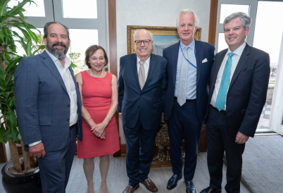 Julio Velarde with Susan Segal in Washington