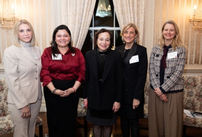 Women leaders at the COA and CAF event