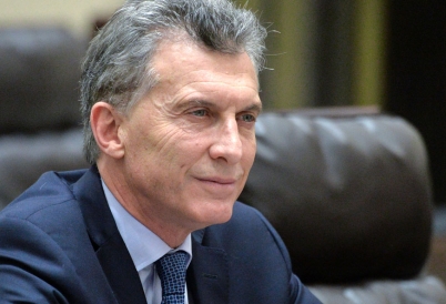 Argentina's president Mauricio Macri