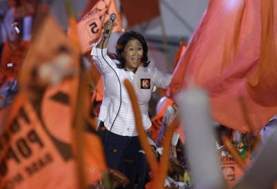 Keiko Fujimori rally
