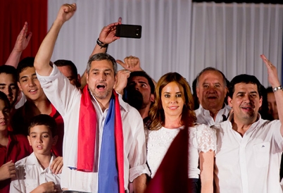 Mario Abdo Benitez wins Paraguayan presidency. (AP)
