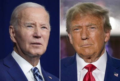 Joe Biden and Donald Trump