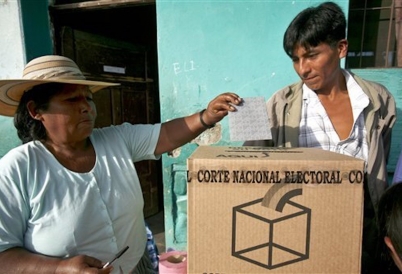 voting in Bolivia