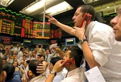 Bovespa trading floor