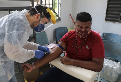 Health worker in Manaus