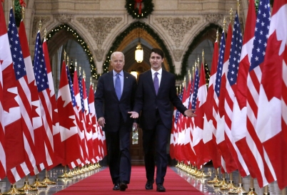 President Biden and Prime Minister Trudeau. (AP)